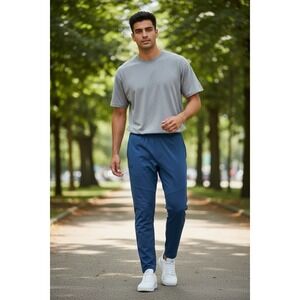 Under Armour Cold Gear Loose Fit  Straight Leg Joggers Athleisure Men's 2XL Navy